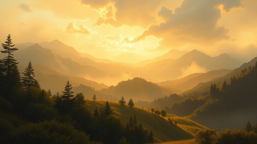 Dreamlike Landscape Painting in Gurney Style