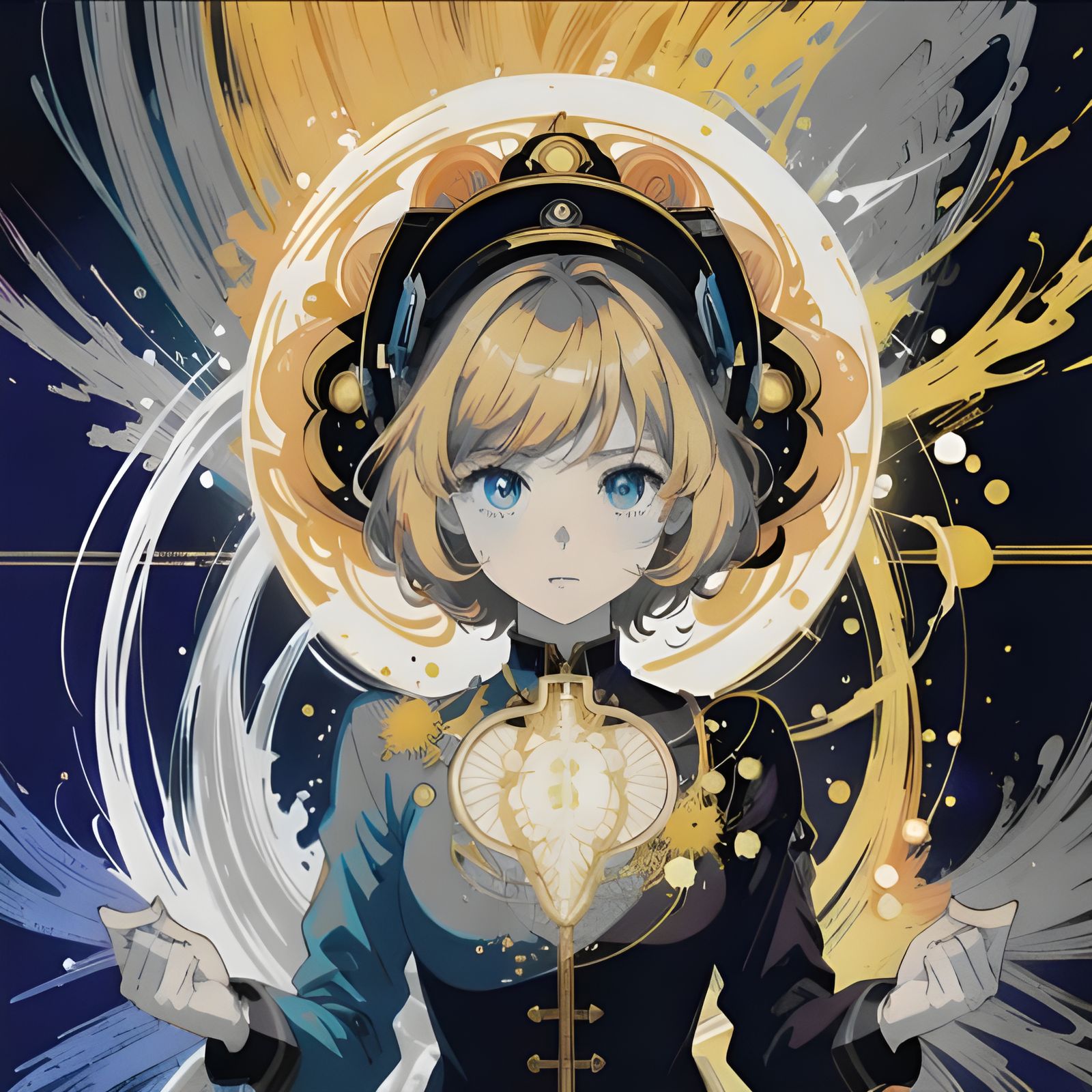 Abstract Building Representing Anxiety Concept