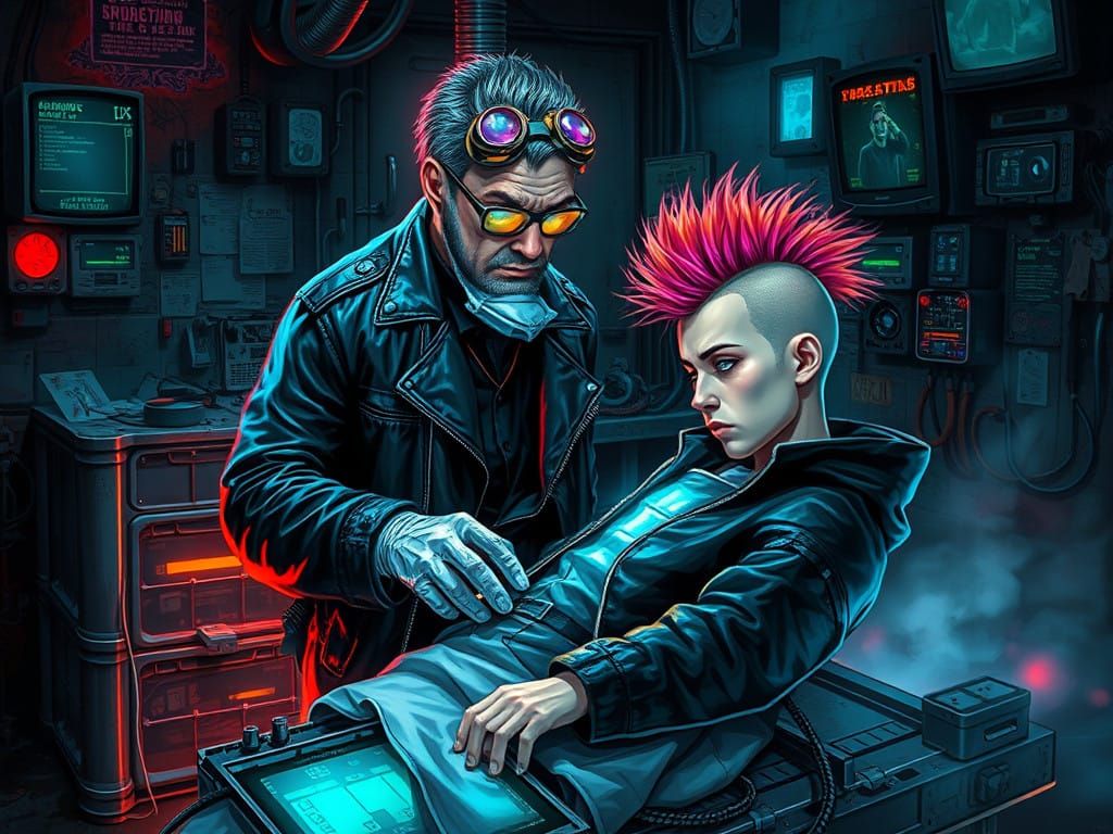 Cyberpunk Street Doc Removes Outdated Cyberdeck Interface in...