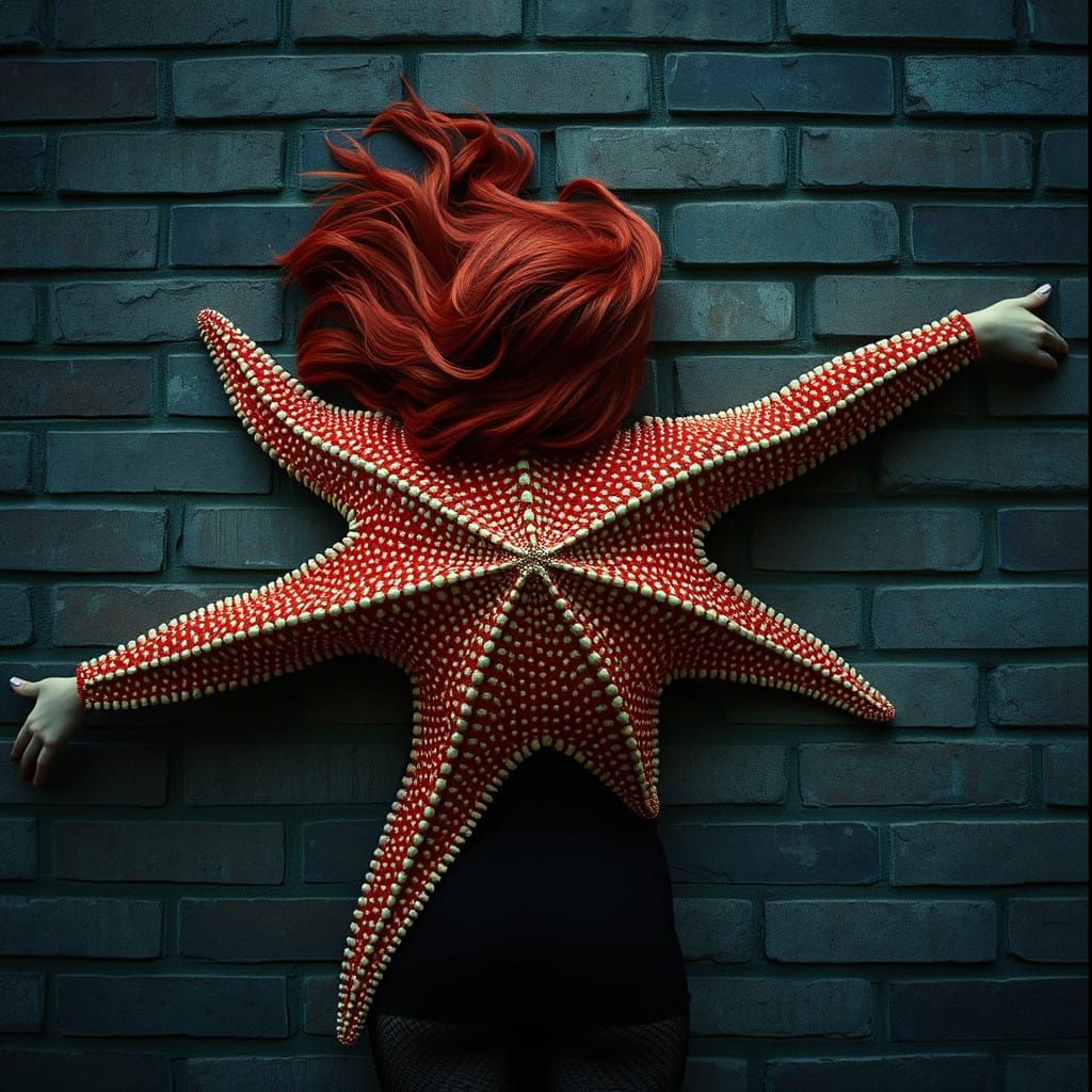 "Starfish to the wall when it's windy, my friend"