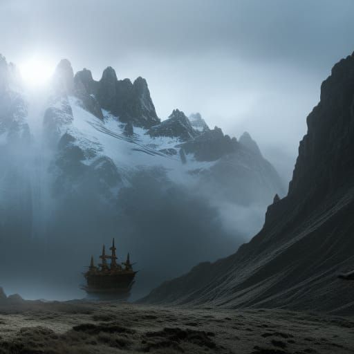 Epic Cinematic Dreamscape: Digital Matte Painting