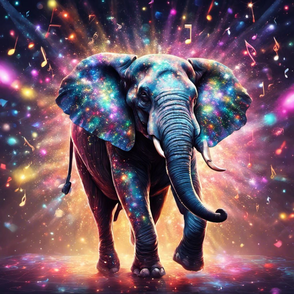 A dancing elephant