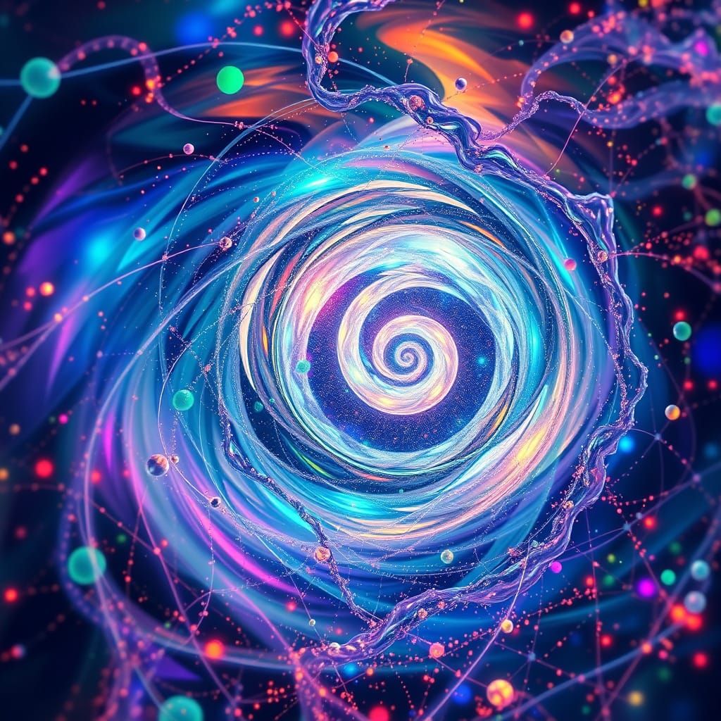 Infinity's Iridescent Abyss Unfolds in Quantum Realms