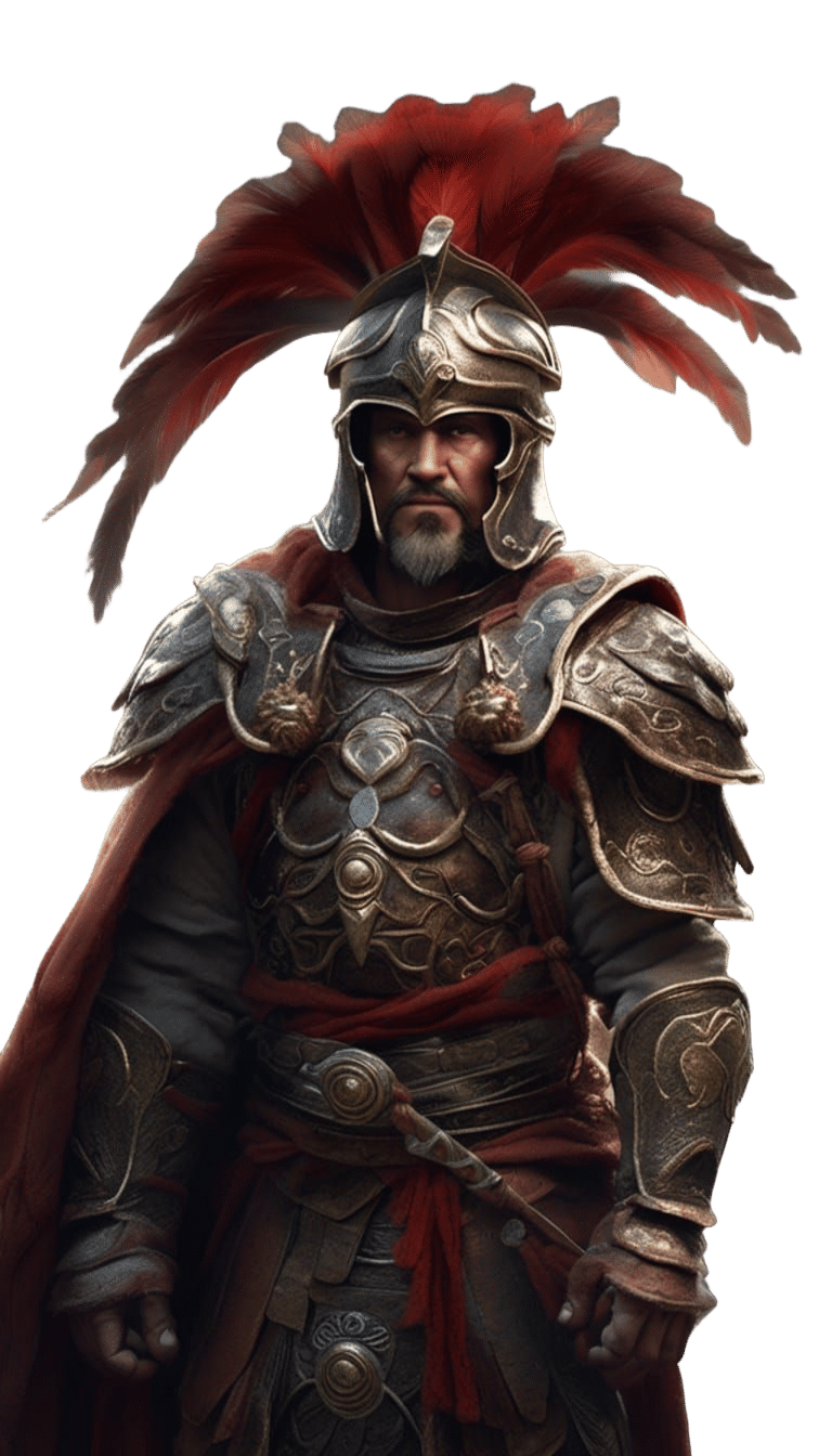 Ancient Roman Soldier Portrait