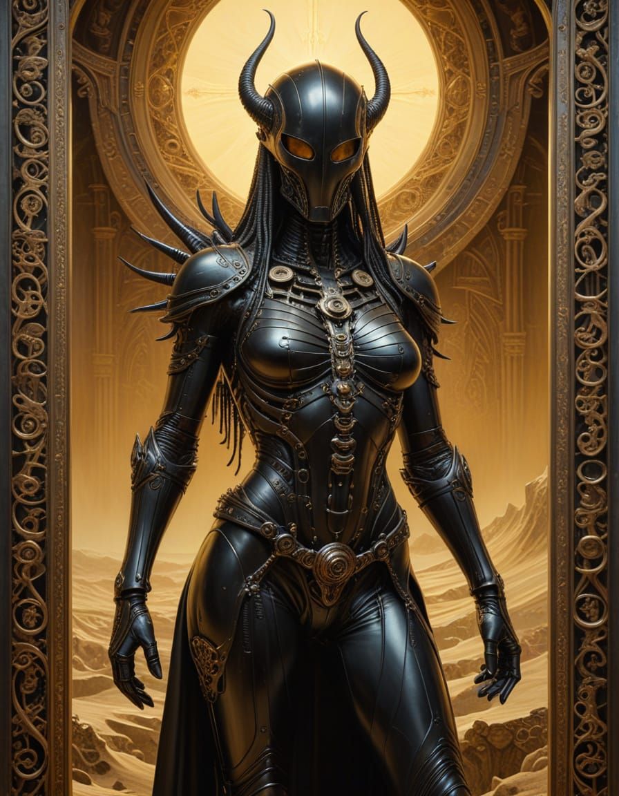 Ethereal Guilding Delinquents' Amulet in Rich, Mystical Styl...