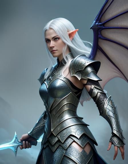 Heroic D&D Minister Portrait in Oil Painting Style