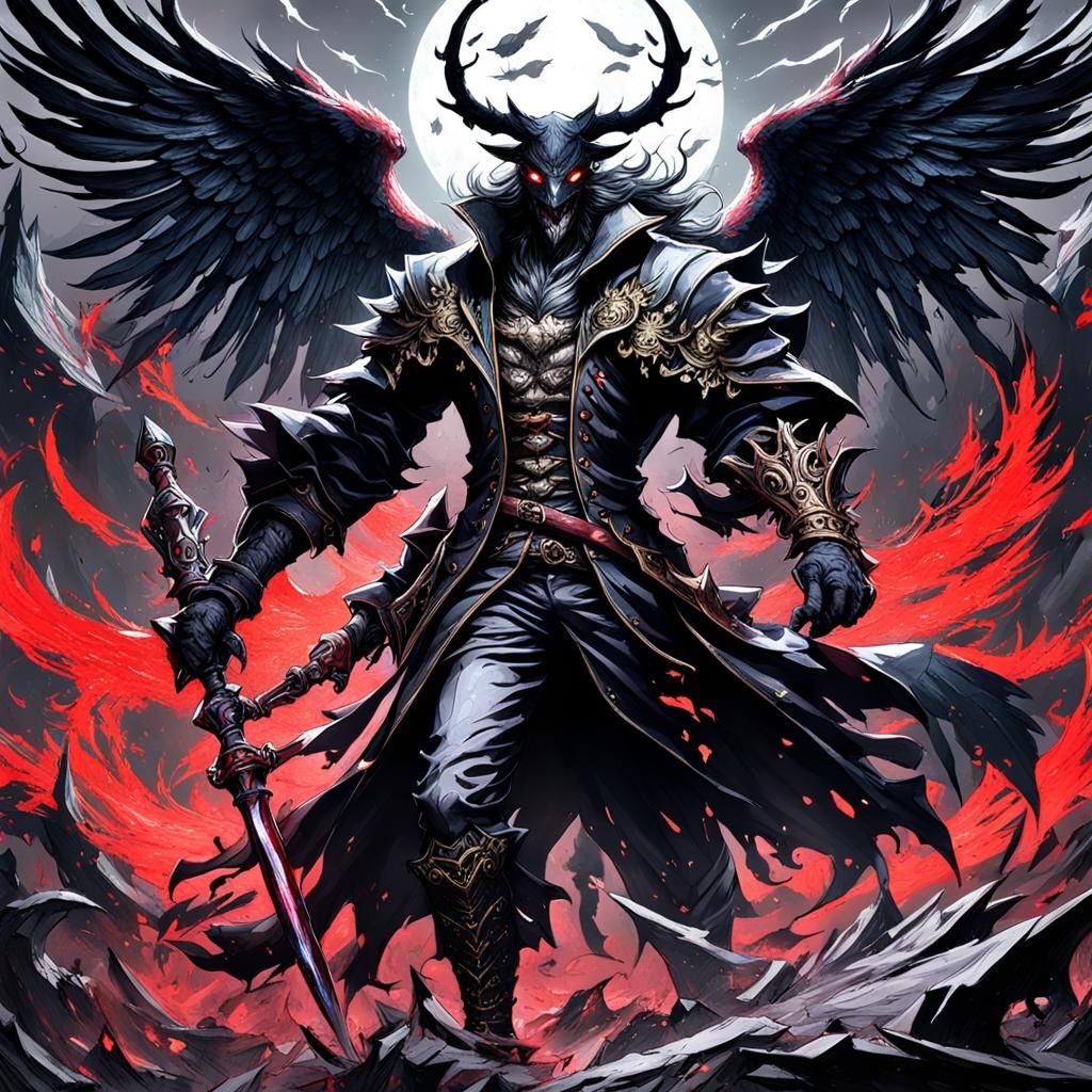 Bloodborne Hunter Fused with Arsene and Minotaur