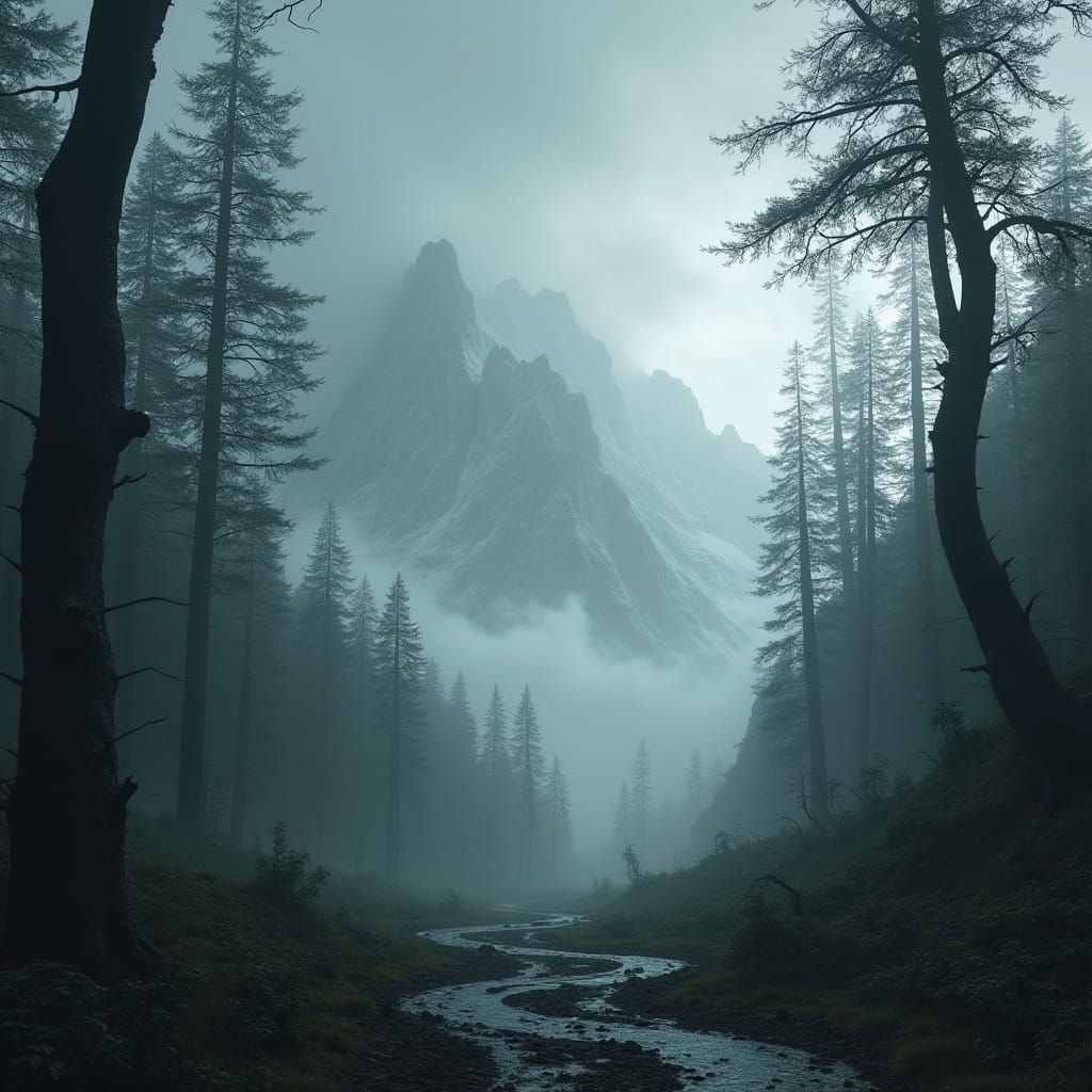 Fantasy Map: Murkfen, a Mysterious and Treacherous Realm