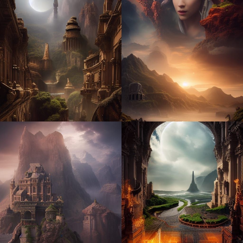 Epic Cinematic Digital Matte Painting