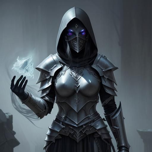 Ethereal Paladin in Full Plate Armor