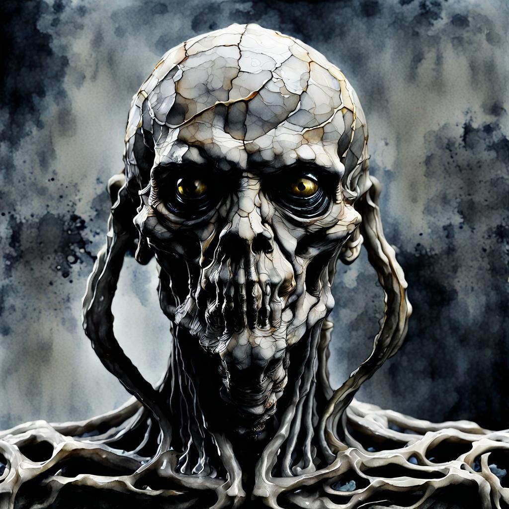 Deformed Hand Creature in Hyperrealistic Style