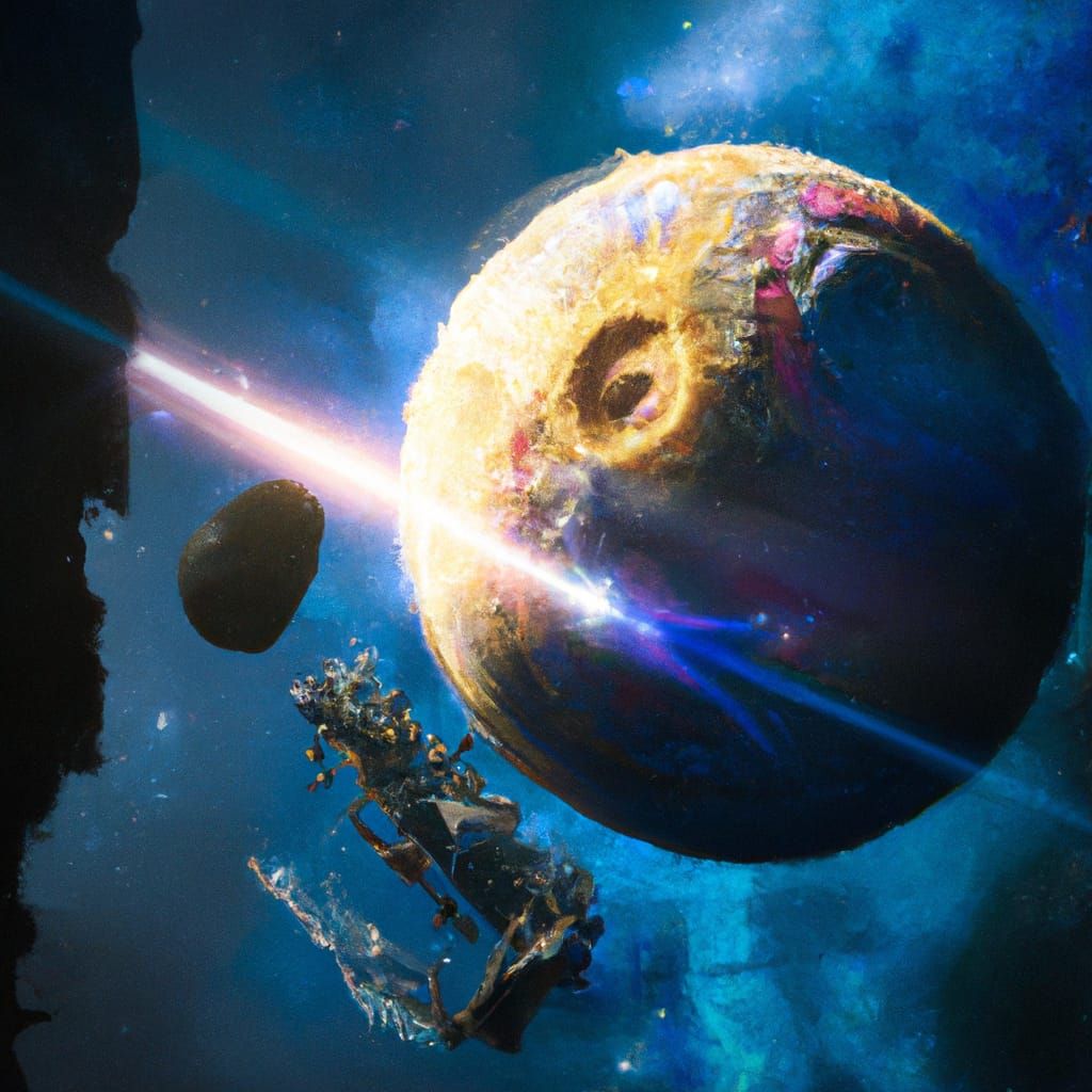 Spacecraft Views Supernova in Kuiper Belt, Detailed Matte Pa...