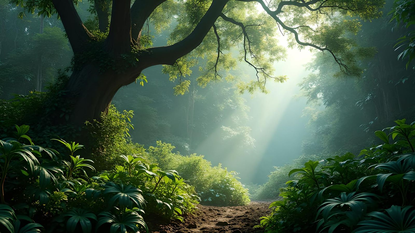 Lush South American Jungle Panorama in Hyperrealistic Detail