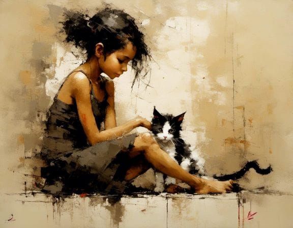 AI-Generated Image of a Cute Kitten