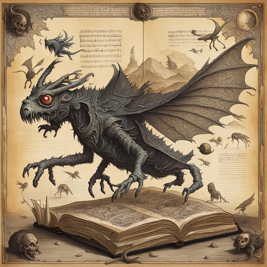 Nightmare Creatures Emerge from Ancient Book