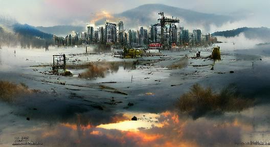 Post-Apocalyptic Vancouver Concept Art