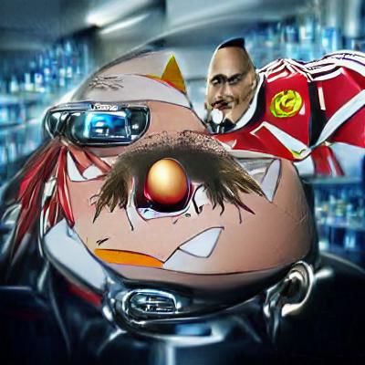 AI Generated Image of Eggman