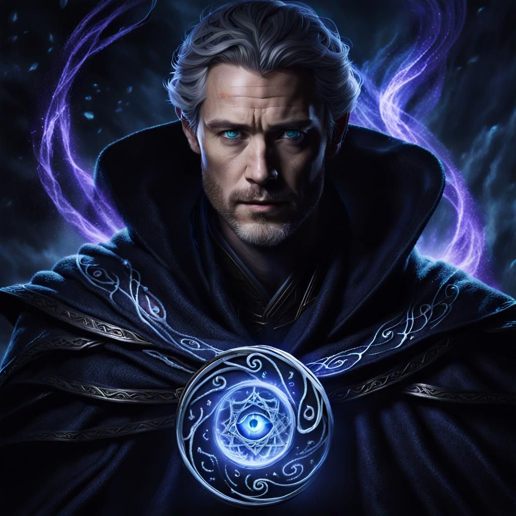 Feywilds Hero Portrait in Dark Fantasy Style