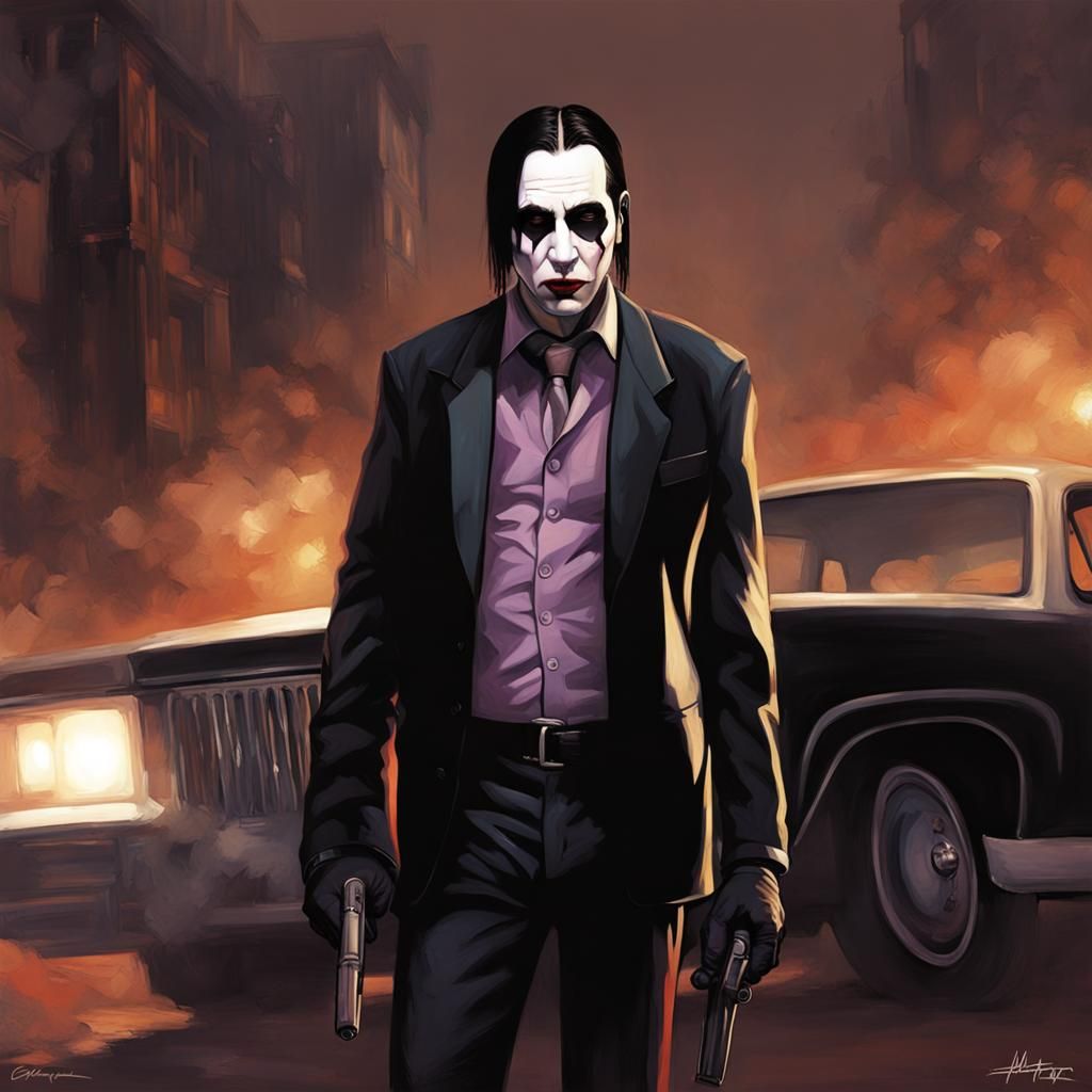 Sinister Marilyn Manson in GTA Style