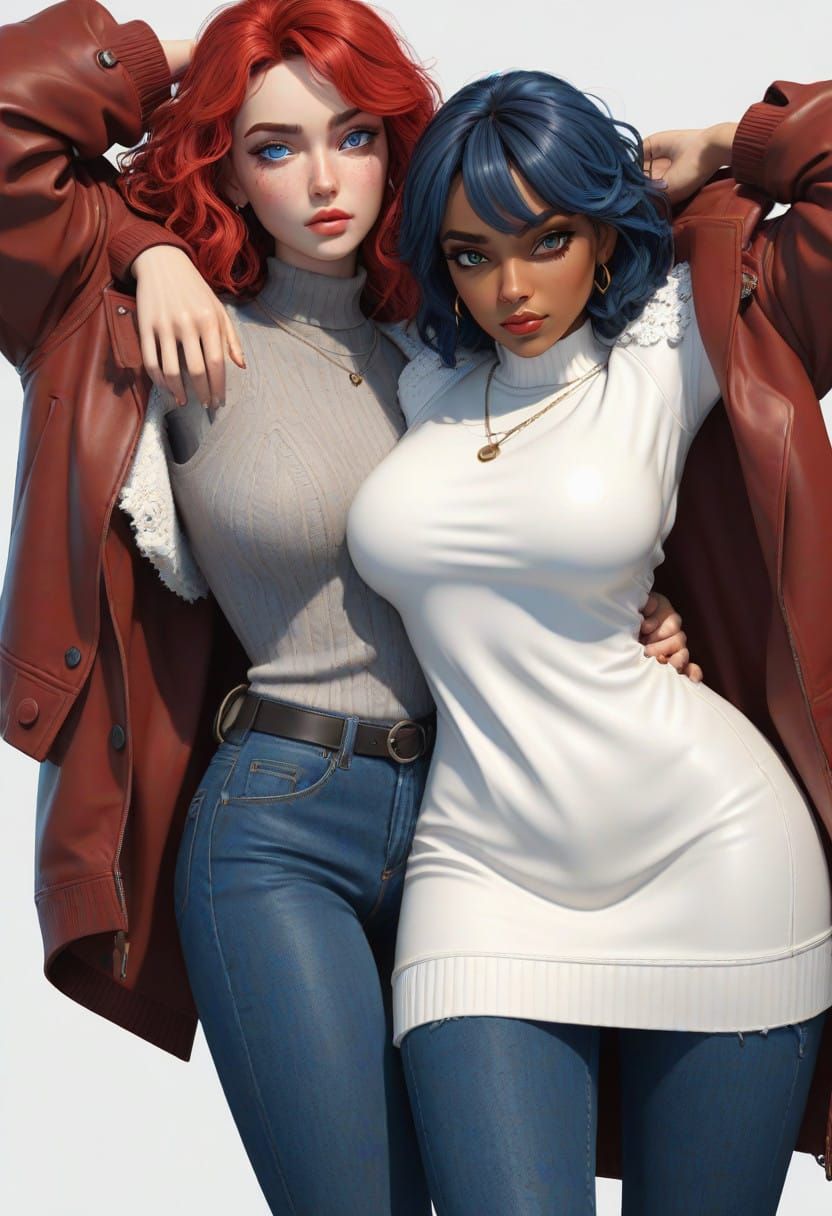 Women in Contrast: Hyperrealistic Portraits