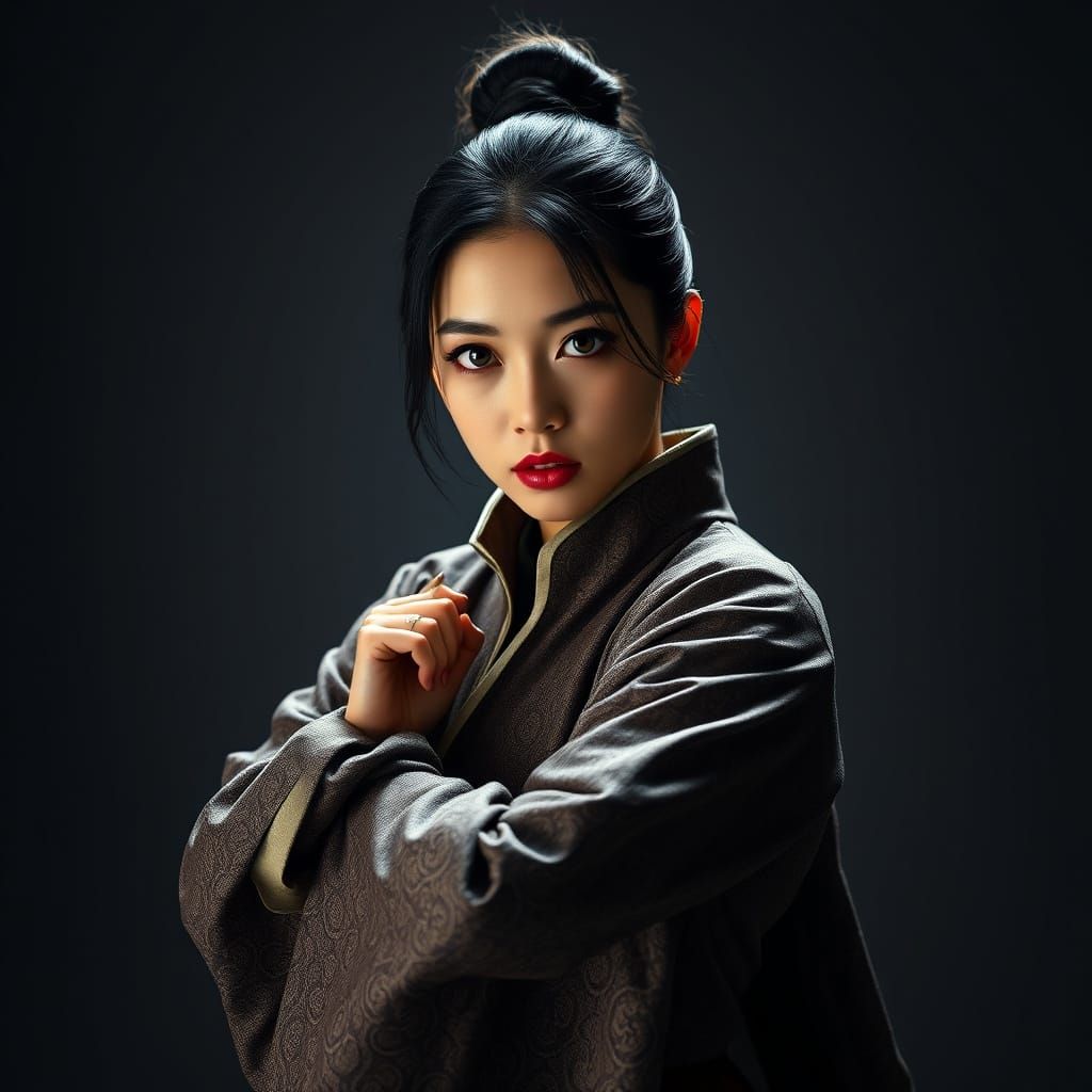 Hyperrealistic Portrait in Cinematic Style