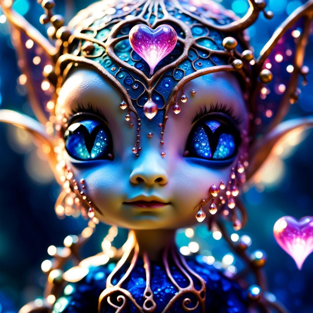 Surreal Fairy-Child Dances in Sunbeams: Macro Photography