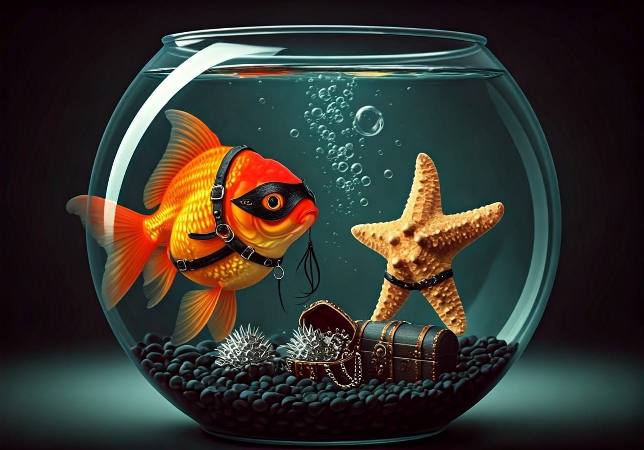 Vibrant Chibi Friends in Whimsical Aquatic Scene