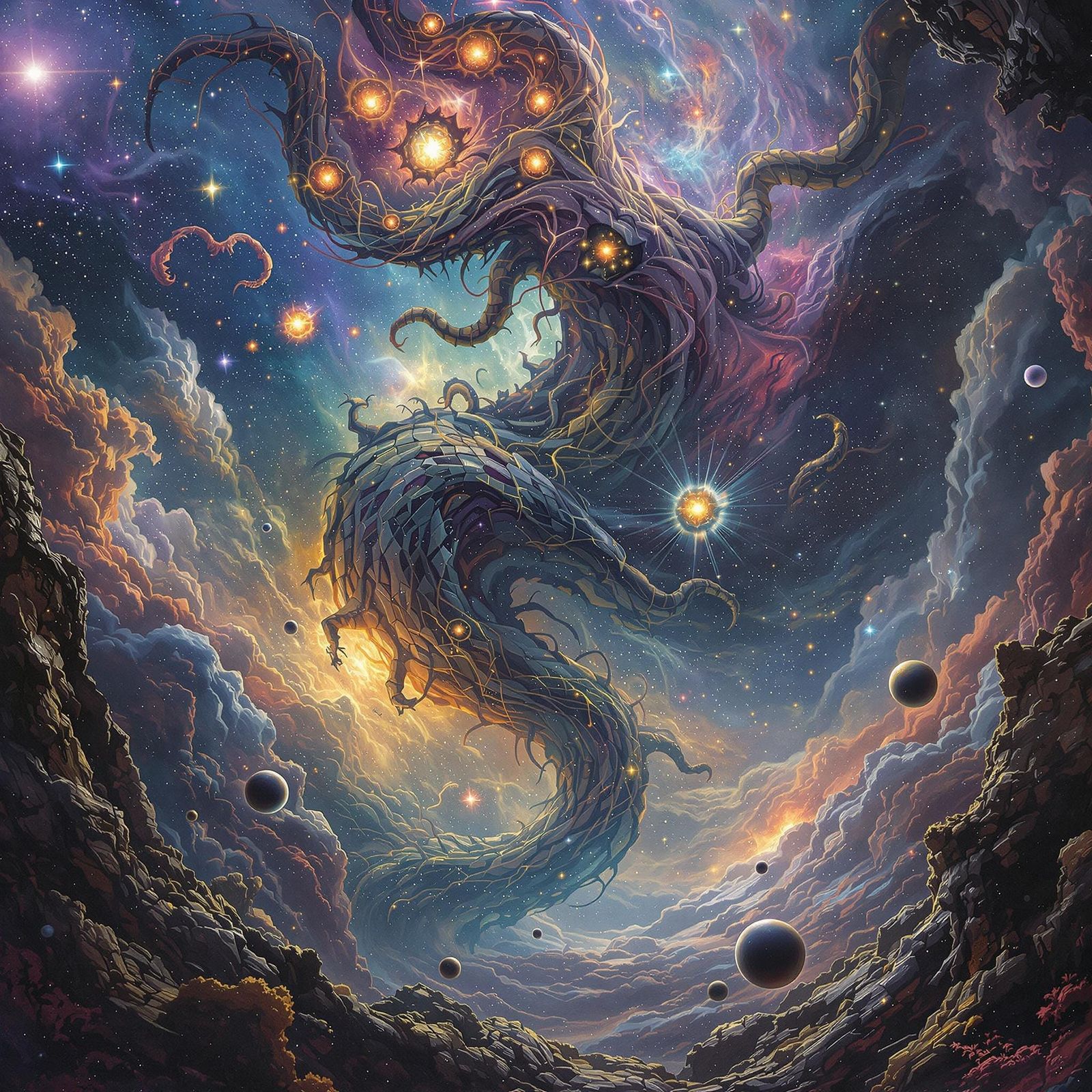 Cosmic Entity in a Biomechanical Parallel Universe