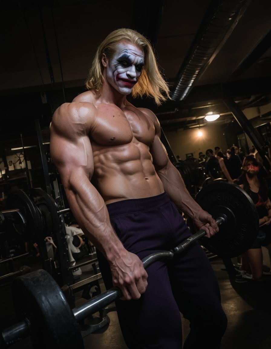 The King of Crime Working Out