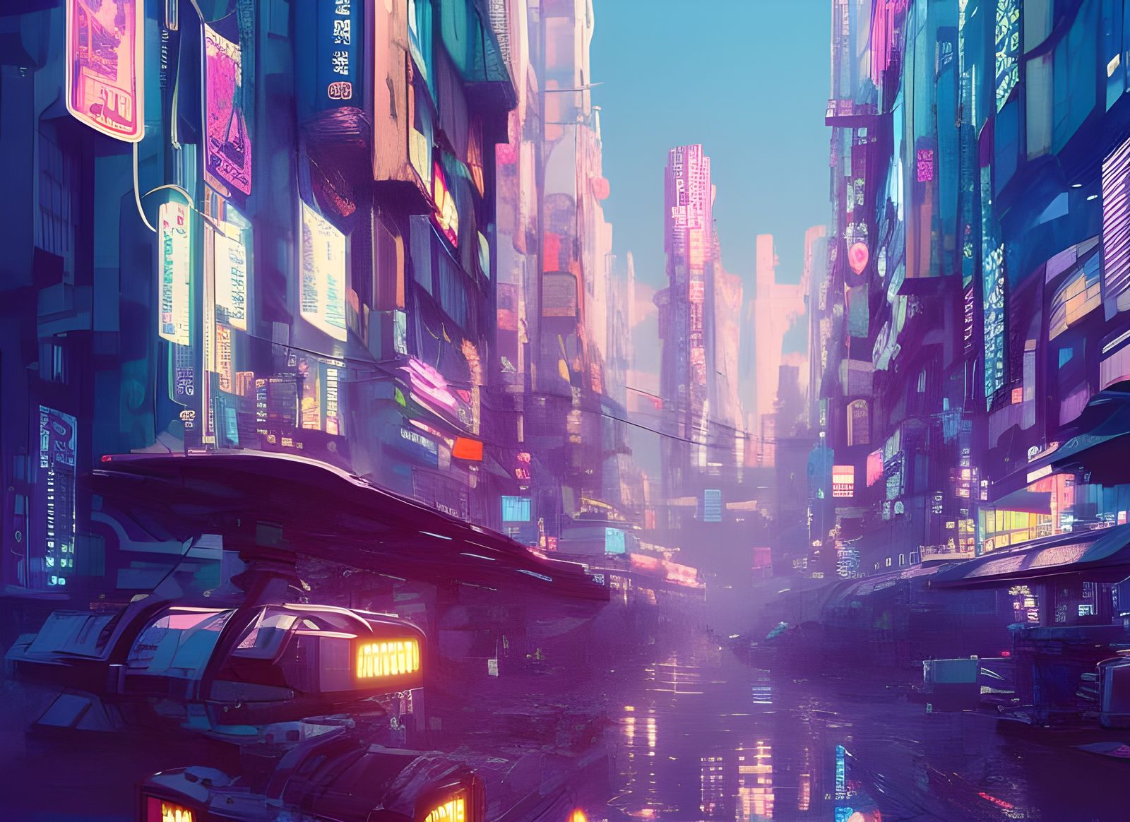 Cyberpunk Cityscape