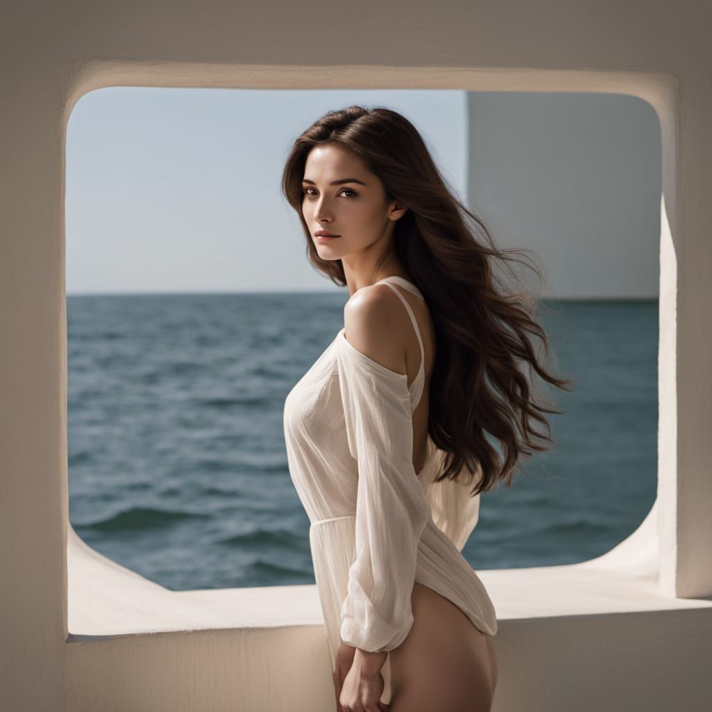 Elegant Woman in Soft Light