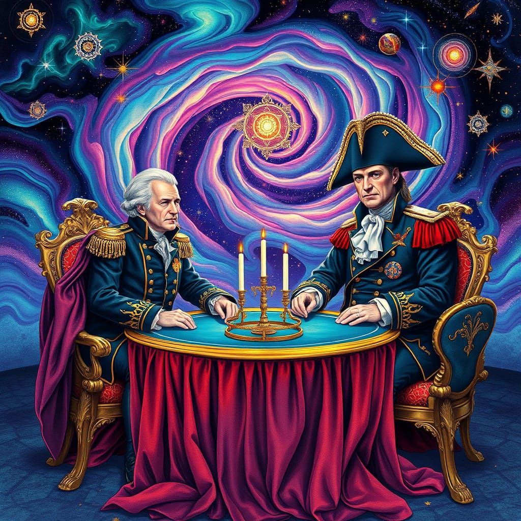 Cosmic Poker Masters: Napoleon and Nelson