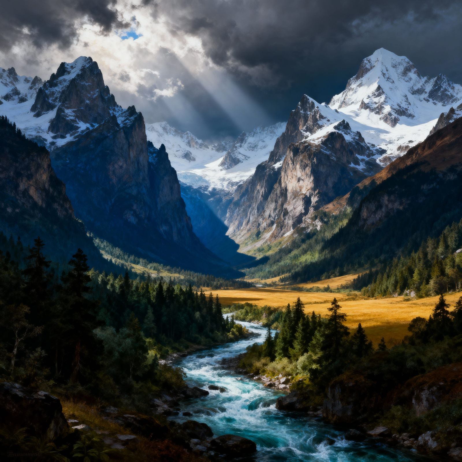 Breathtaking Fantasy Landscape of Tarradhae Valley