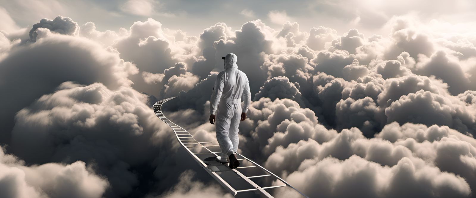 Colossal World Walker on Cloud Arch