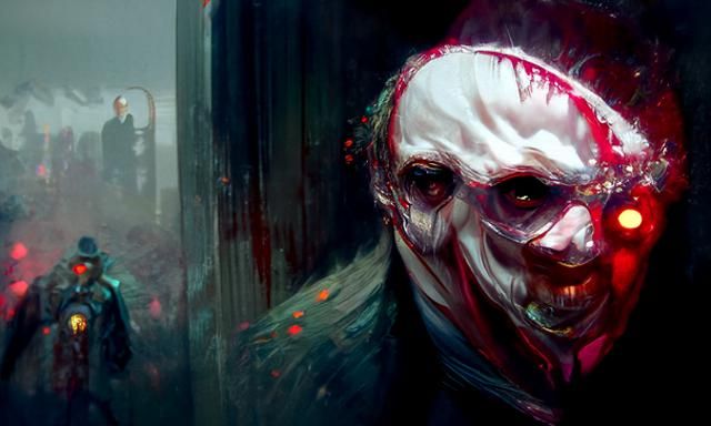 Sinister Psychopath Portrait in 8k Resolution