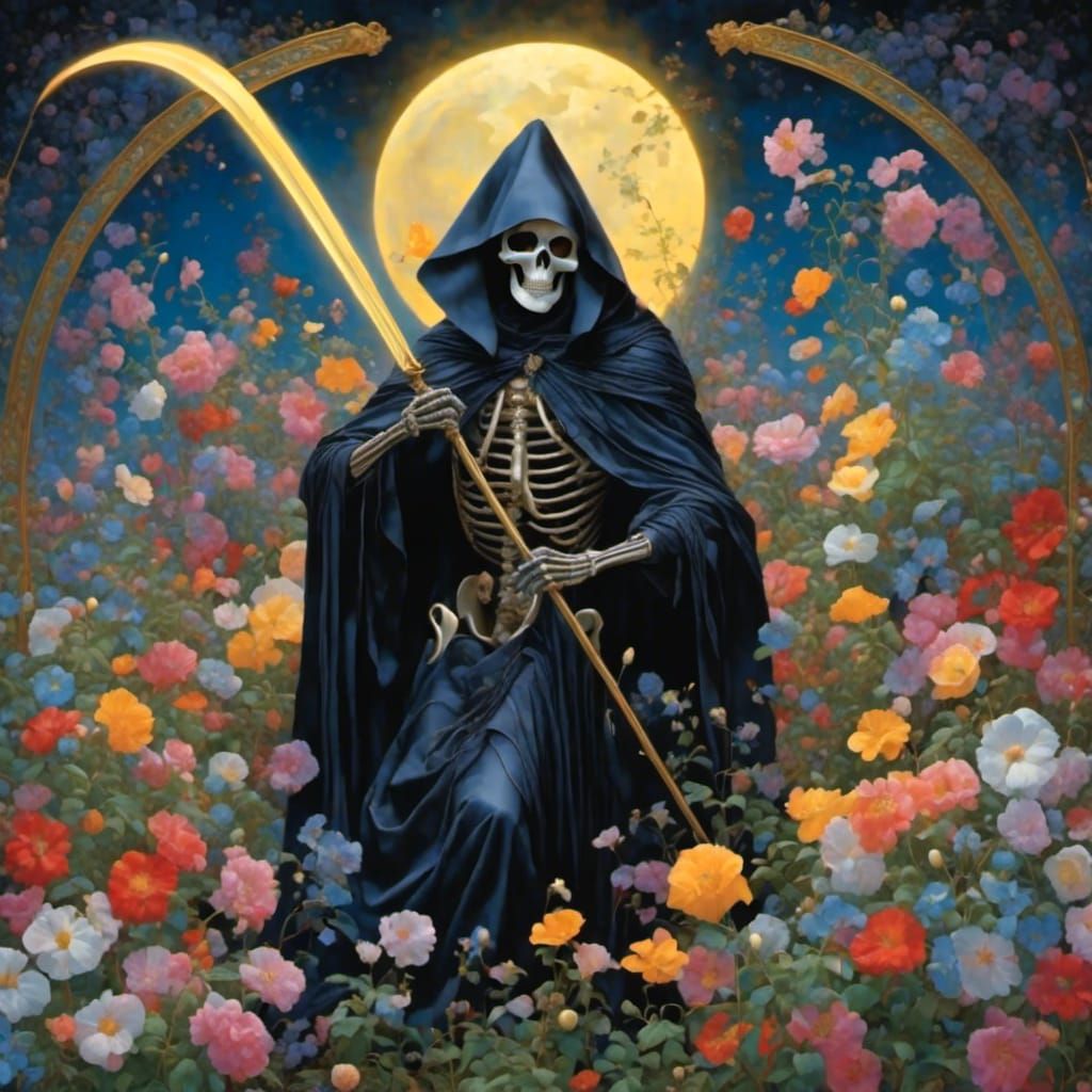 Ethereal Grim Reaper in Shadow