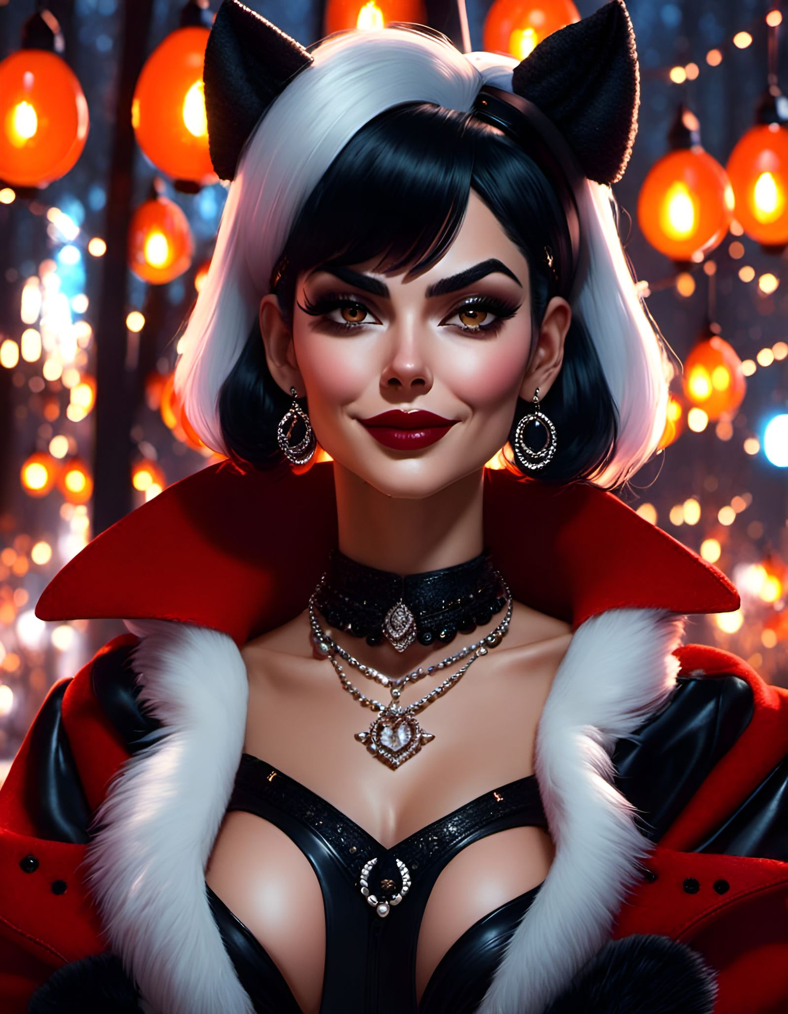 Portrait of Cruella de Vil