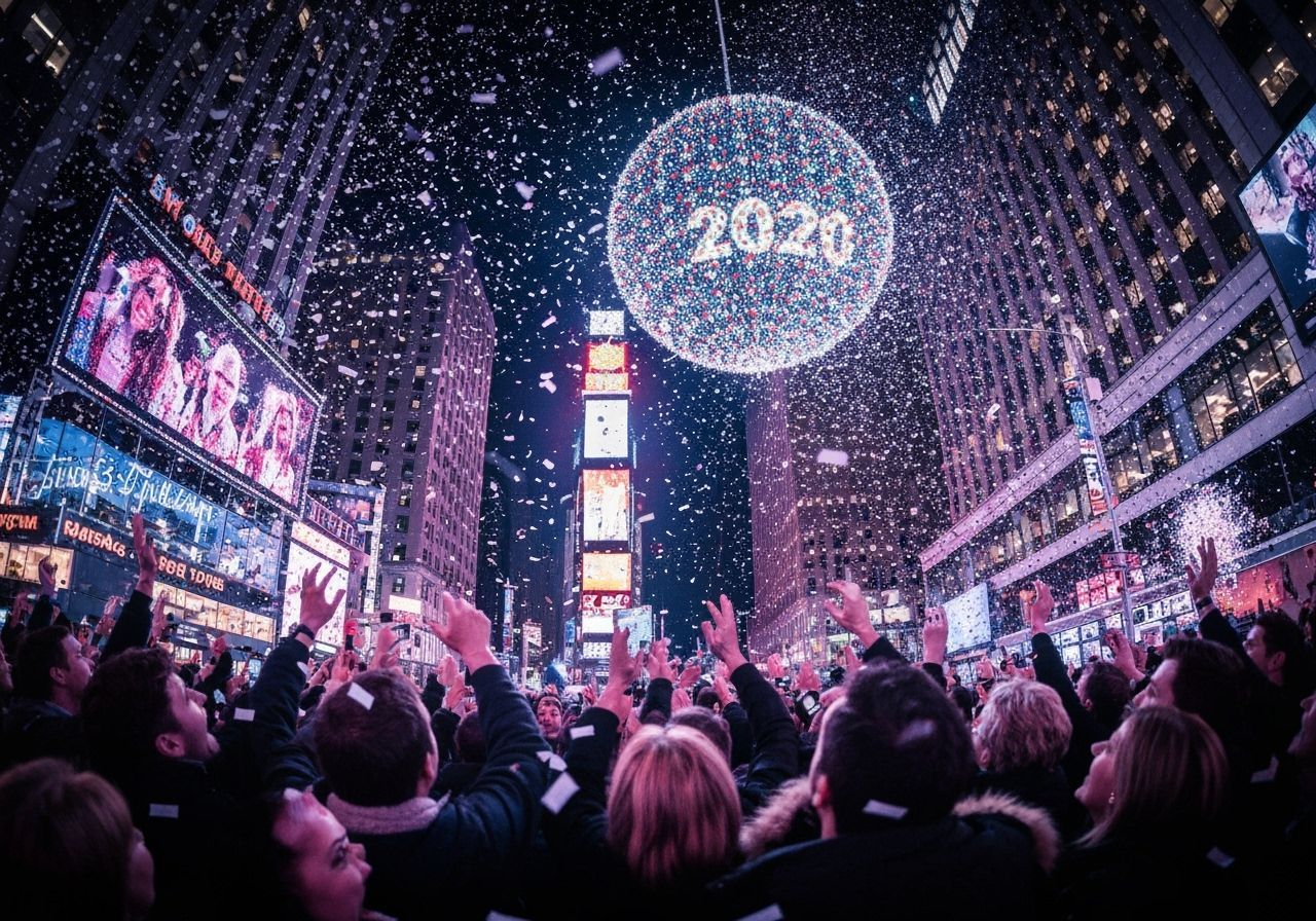 New Year's Eve Ball Drop in Times Square