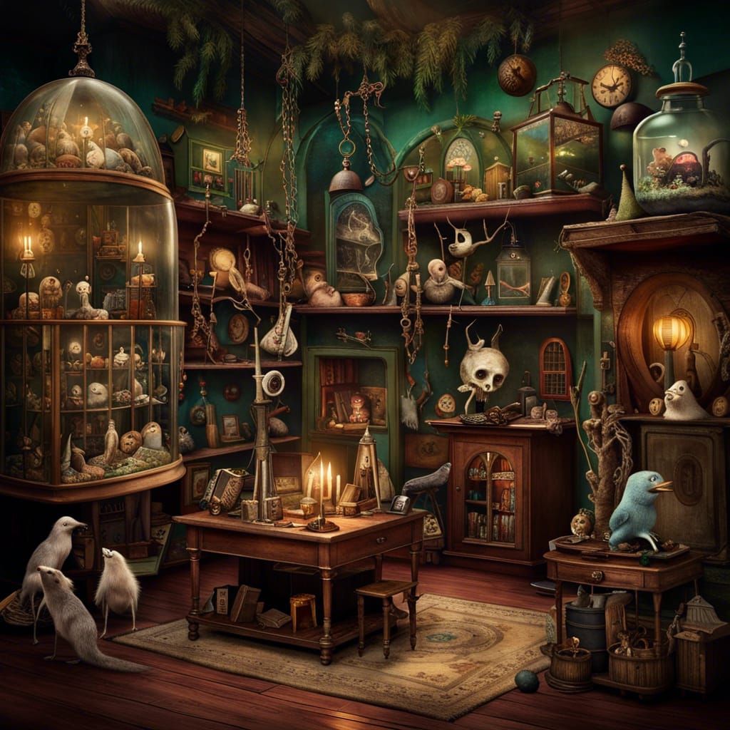 Museum of Oddities in Storybook Style