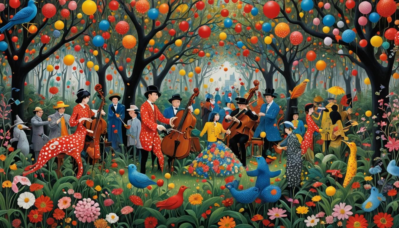 Ragtime Band in Magical Realism: A Photorealistic Masterpiec...