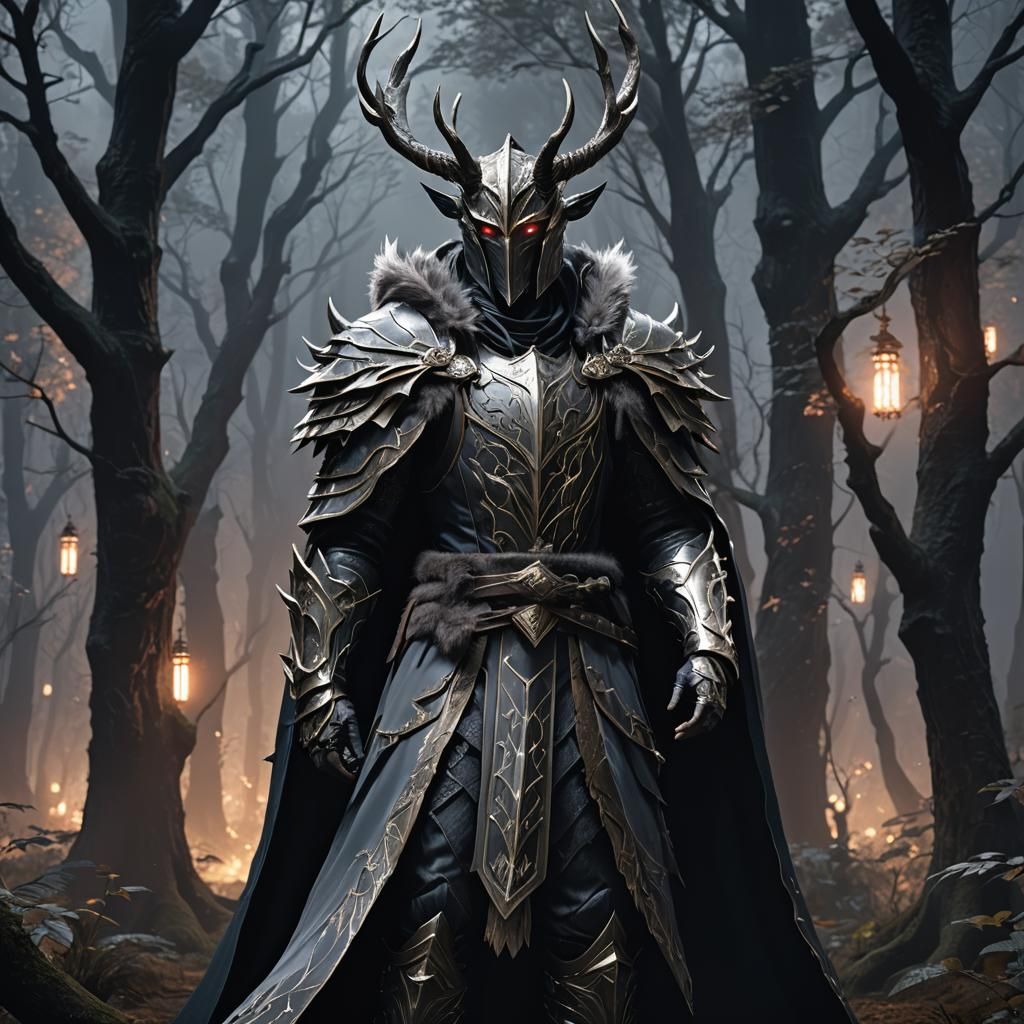 Hircine, Daedric Prince of the Hunt in 3D Anime Art