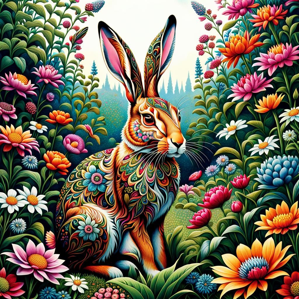 The Hare by Dora Hitz