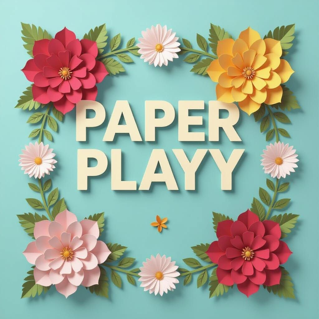 Abstract Paper Folding Art