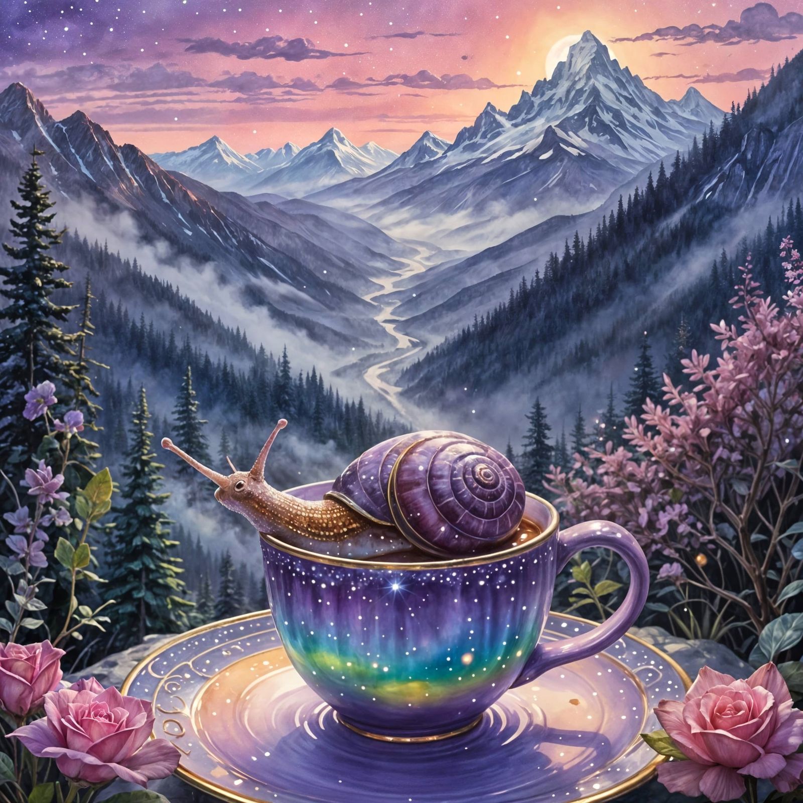 Coffee from the Purple Snail Mountains