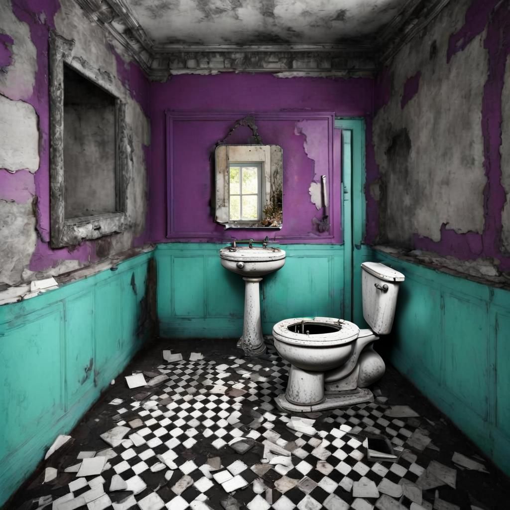 Weathered and Broken Scene Depiction