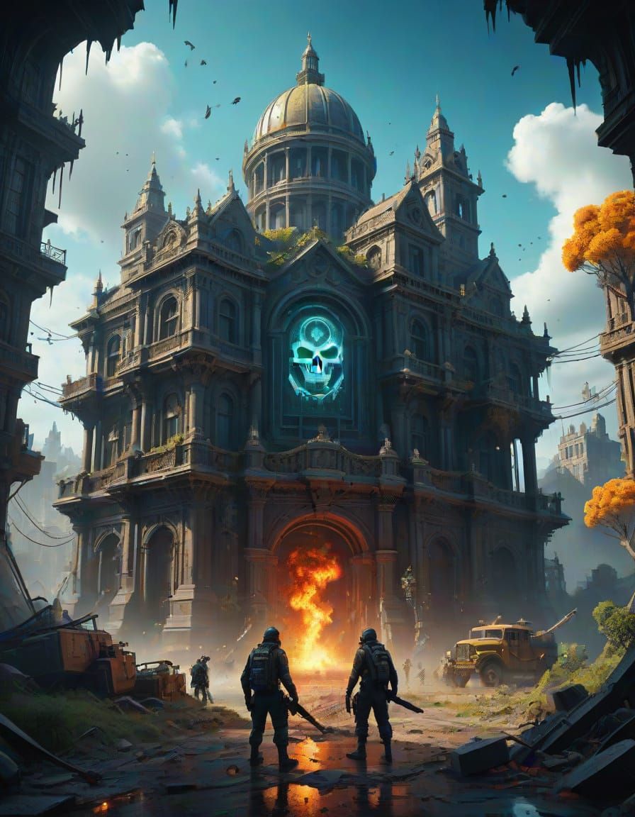 Fantastical Death Busters Day Concept Art