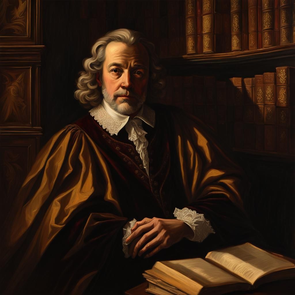 Dark Academia Portrait of Count Lohoris