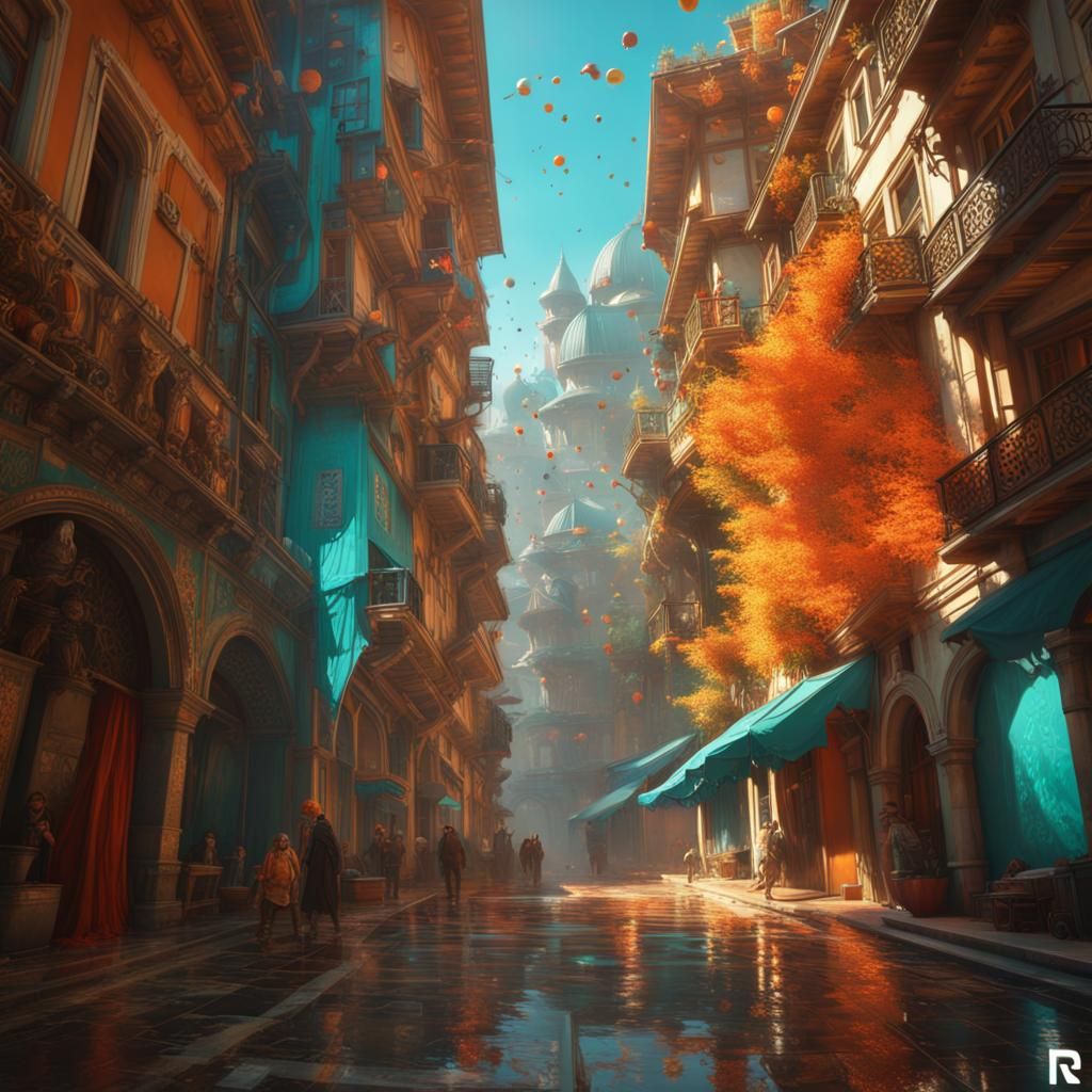 Üsküdar Istanbul: Hyperdetailed Concept Art