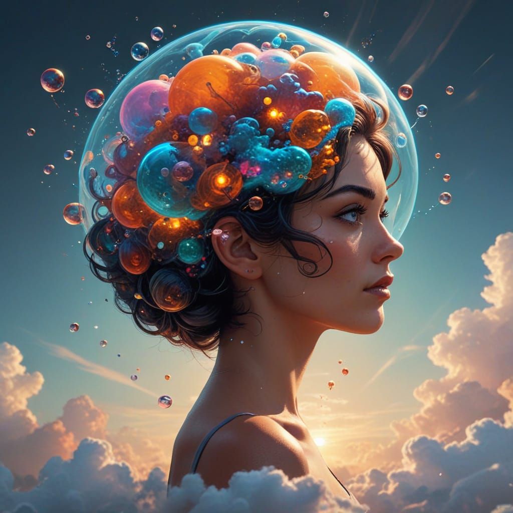 Dreamy Thought Escapes Reality