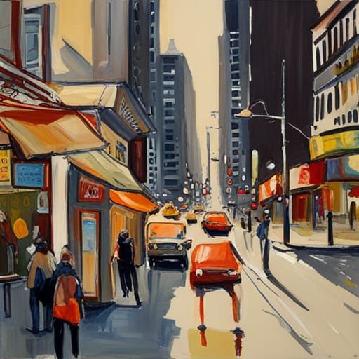 Gouache Detailed Painting